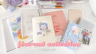 Journal collection🥑 + where to buy!