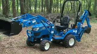Walk around my new LS MT125 Tractor!! #bluetractor