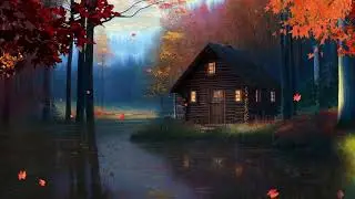 Rainy Autumn Cabin Vibes 🍂 | 5 Min Violin Journey of Hope & Peace
