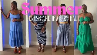 Affordable Dress and Jewelry Haul | Amazon, TJ Maxx, SHEIN, Rainbow, ROSS Try-On Outfits + Jewelry