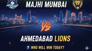 Mumbai vs AhmedabadLions | Nadeem Sports #Live #Cricket #ispl #isplt10live