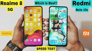 Realme 8 5g vs Redmi note 10s Speed Test & Comparison ( Antutu Score, Downloading Speed, pubg..etc)