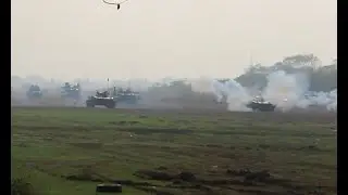 Simulasi Serangan Kilat di Peringatan HUT ke-73 Marinir