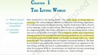 Living world NCERT reading line by line 