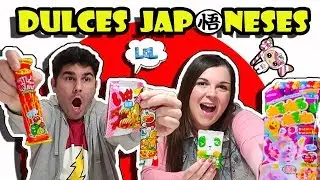 Probando comida japonesa