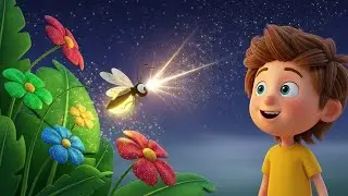 Tiny Baby Firefly Blinked Hello at Night | Calm Toddler Song | Kids Rhymes