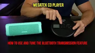 MEGATEK Portable CD Player - HOW TO USE BLUETOOTH