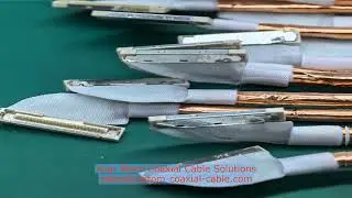 High-Grade Military-Grade 0.4mm USL20-30SS-014CH Micro Coax Cable Assembly EMI-Shielded For Tactical