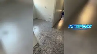 Flake Epoxy Flooring Installation at Jackson Prep &ndash; Flowood, Mississippi