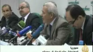 محادثات الوطني السوري برئاسة غليون في موسكو