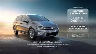 (X'mas SP 2025) (France) 2015 VW Golf Sportsvan Commercial 01