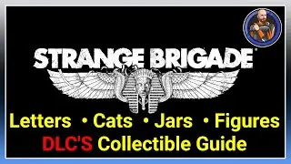 Strange Brigade Collectibles - Cats, Jar, Letters, Antique Figures