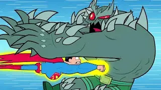 Superman Final Battle In Teen Titans Go! | Episode Marv Wolfman and George P&eacute;rez