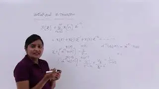 Unilateral Z-Transform