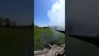 Stuart tank moving and firing demo POV  #tank #ww2 #reenactment
