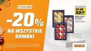 OBI - Wszystkie bombki aż 20% taniej!