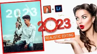 NEW YEAR 2023 PHOTO EDITING - FULL TUTORIAL BY THE ASHIIISH | Xafar Studio