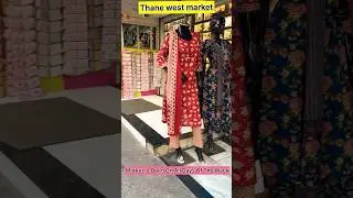 Thane west market | cheapest street shopping  | Thane station road #thane@PariNee2809