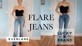 *Everlane* High Rise Flare Jeans vs. *Lucky Brand* Stevie High Rise Flare Jeans