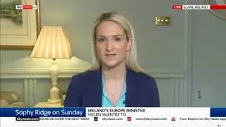 Helen McEntee TD, Minister for European Affairs, Fine Gael, Ireland on Ridge on Sunday