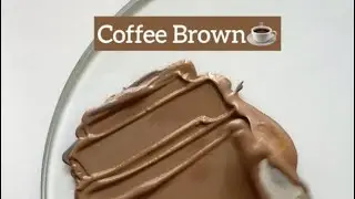 Wait for the Colour☕️| Coffee Brown✨ | Paint Mixing Videos | #shorts #art #trending