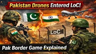 Pakistan Drones Entered LoC | Pak Border Game Explained in Telugu #IndianArmy #PakistaniDrone #LoC