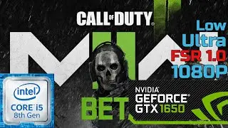 Call of Duty MW2 Open Beta | GTX 1650 | I5 8400 | 8GB RAM | Low - Ultra - with FSR