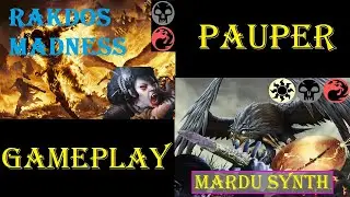 Rakdos Madness / Burn Vs Mardu Synthesizer [PAUPER] | Gameplay Ao Vivo #mtgpauper #mtgpaupergameplay