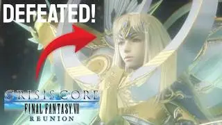 Crisis Core FINAL FANTASY 7 Reunion Minerva Defeated Cutscene