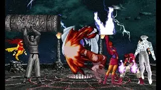MUGEN KOF Dai Seki Mon Vs. Orochi Boss Team