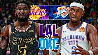NEW LOOK LAKERS vs THUNDER | NBA 2K25 (PS5 PRO) [4K60]