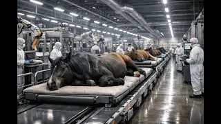 Inside the Horse-Leather Factory: How Raw Horse Hide Becomes Luxury Fashion (Full Process)