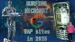 Surfing NecroNet live WAP sites in 2025 with 2002 phone | Живые WAP сайты