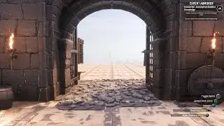 Conan exiles How to make a 2 tile gate door NO MODS (Cleaner version link in description)