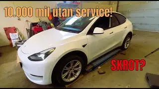 Tesla Model Y - 10000 mil utan service