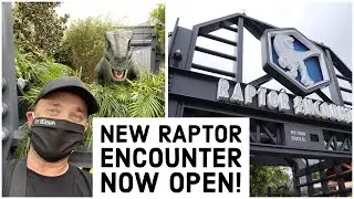NEW Raptor Encounter Inside Jurassic Park at Islands of Adventure 2020