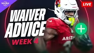 Fantasy Football Waiver Wire Advice | Players to Add & Drop (Week 4)