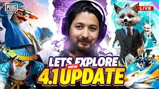 FINALLY NEW UPDATE 4.1 IS HERE | FROSTY FUNLAND | TMG MARKHOR | PUBG Live Stream
