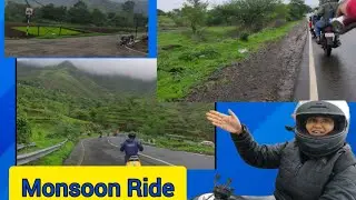 Monsoon Ride to Narayanpur,Pune, Purandar fort Rd, Prati Balaji Mandir, Pune  #monsoonride