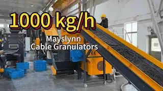 Mayslynn High-Efficiency Cable Granulator - 500-1000kg/h | Automatic Copper Wire Recycling Machine