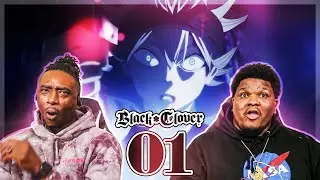 FIVE LEAF CLOVER?! Black Clover - Episode 1 | Reaction