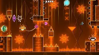 fleetwire by AlvaroPaws (easy demon) 1 Coin - Geometry Dash