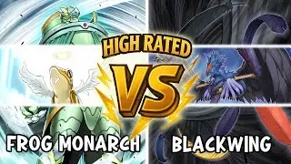 Frog monarch vs Blackwing | High Rated | Edison Format | Dueling Book