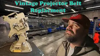 Keystone Projector Refurbish Part 1 - Motor Belt Replacement