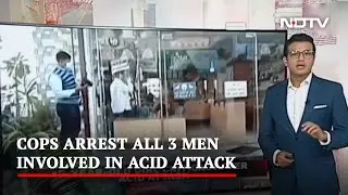 On CCTV, Acid Attack On Delhi Schoolgirl By 2 Men On Bike | Verified