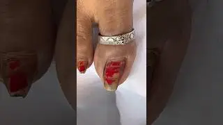 ASMR nail cleaning #asmr #oddlysatisfying #triggersforsleep #oddlysatisfying #pedicure
