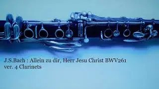 J.S.Bach : Allein zu dir, Herr Jesu Christ BWV261