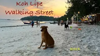 Koh Lipe Thailand - Walking Street 2023 (filmed with the iPhone's Action Mode)