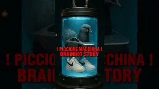 Piccione Macchina 🚗🕊️ Кибертрак Pigeon! #тренд #шорты #гниль #мемы #вирусный