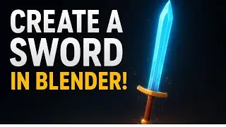 How to Model a stylized  Sword in Blender | Easy 3D Sword Tutorial for Beginners ⚔️